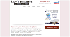 Desktop Screenshot of lyonsfurniture.com